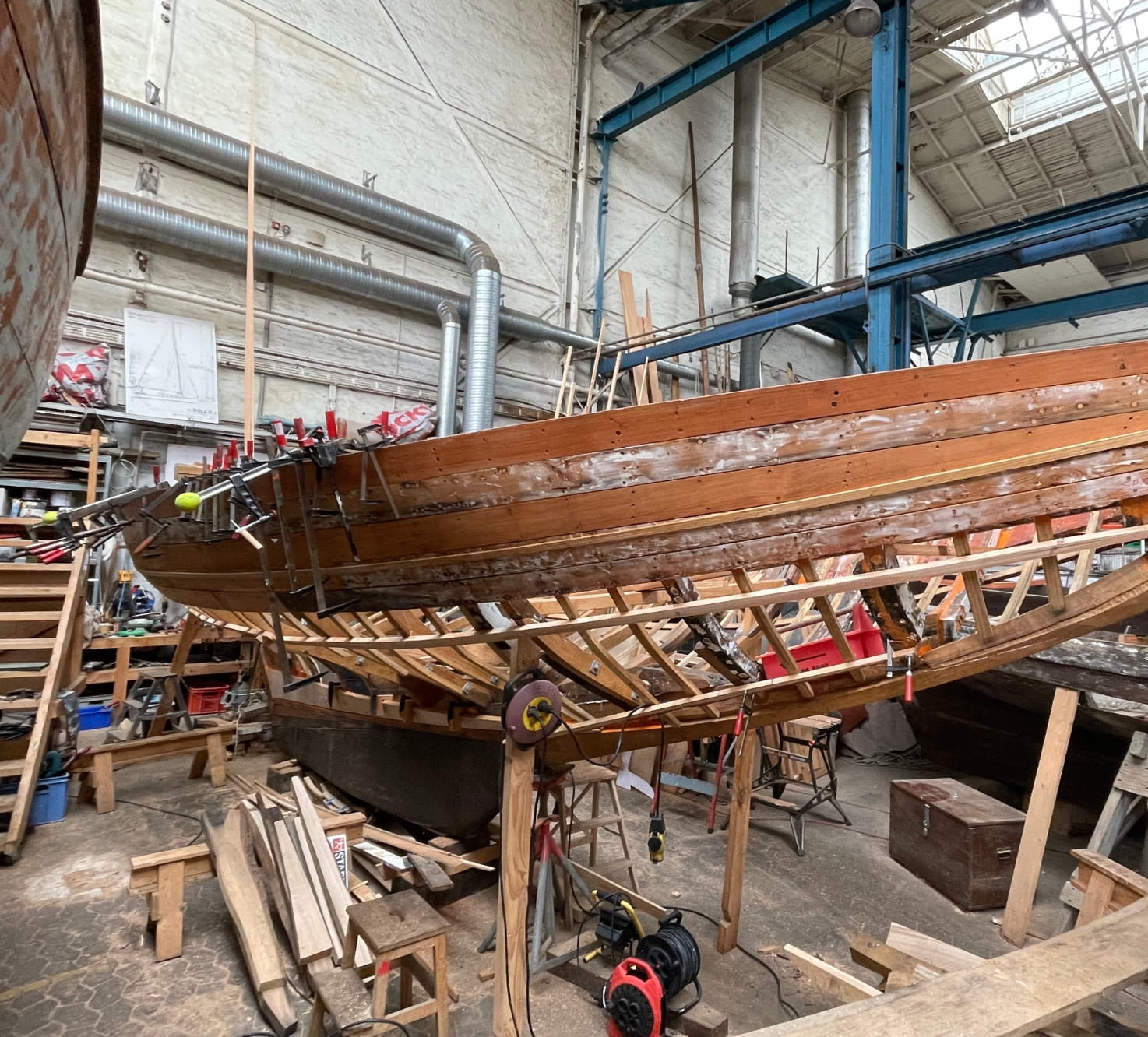 Werkzeuge für den Bootsbau